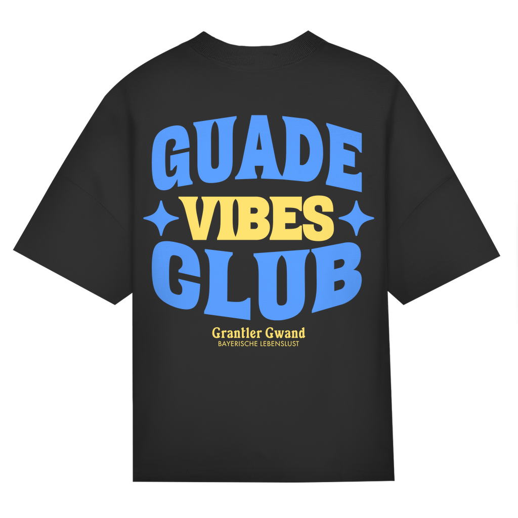 Bayerisches Oversize T-Shirt Unisex - Guade Vibes Club - Grantler Gwand