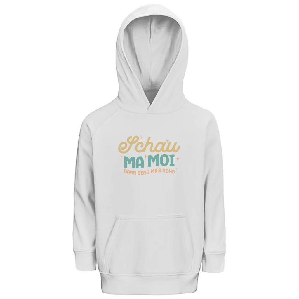 Bayerischer Kinder Premium Bio Hoodie Schau ma moi - Grantler Gwand
