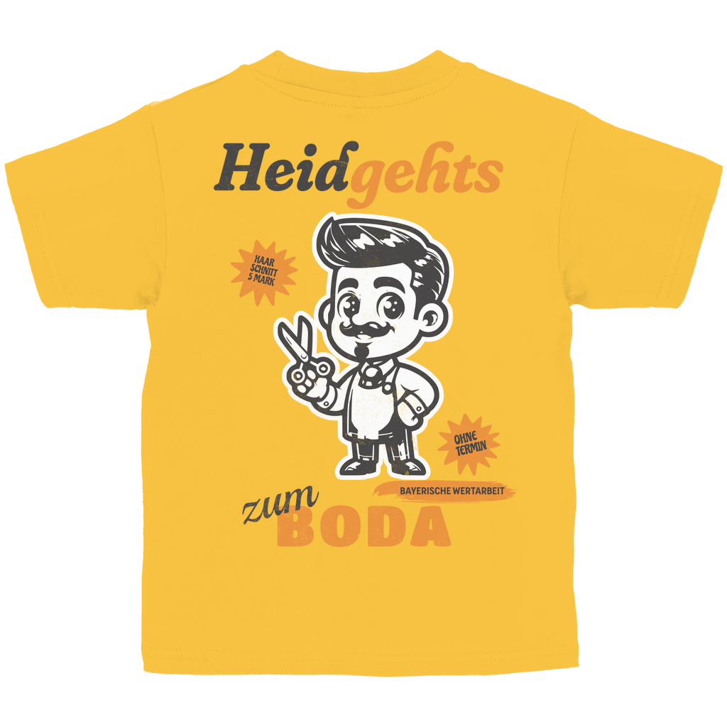 Bayerisches Kinder T-Shirt - Boda - Gelb - Grantler Gwand