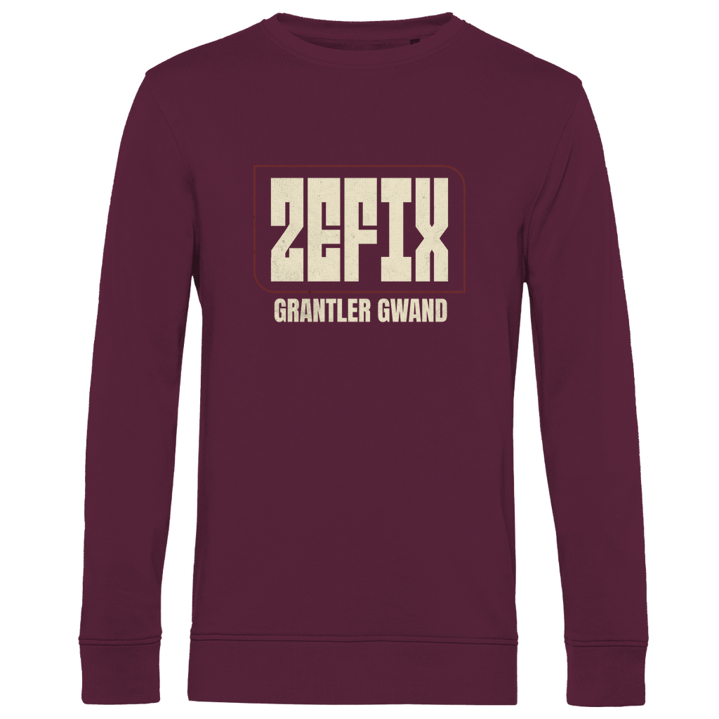 bayerisches Herren Premium Bio Sweatshirt Zefix - Gold - Grantler Gwand