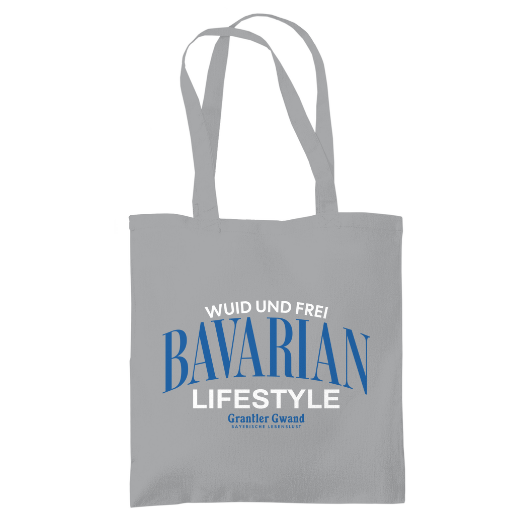 Bayerische Tragetasche Bavarian Lifestyle - weiß - Grantler Gwand