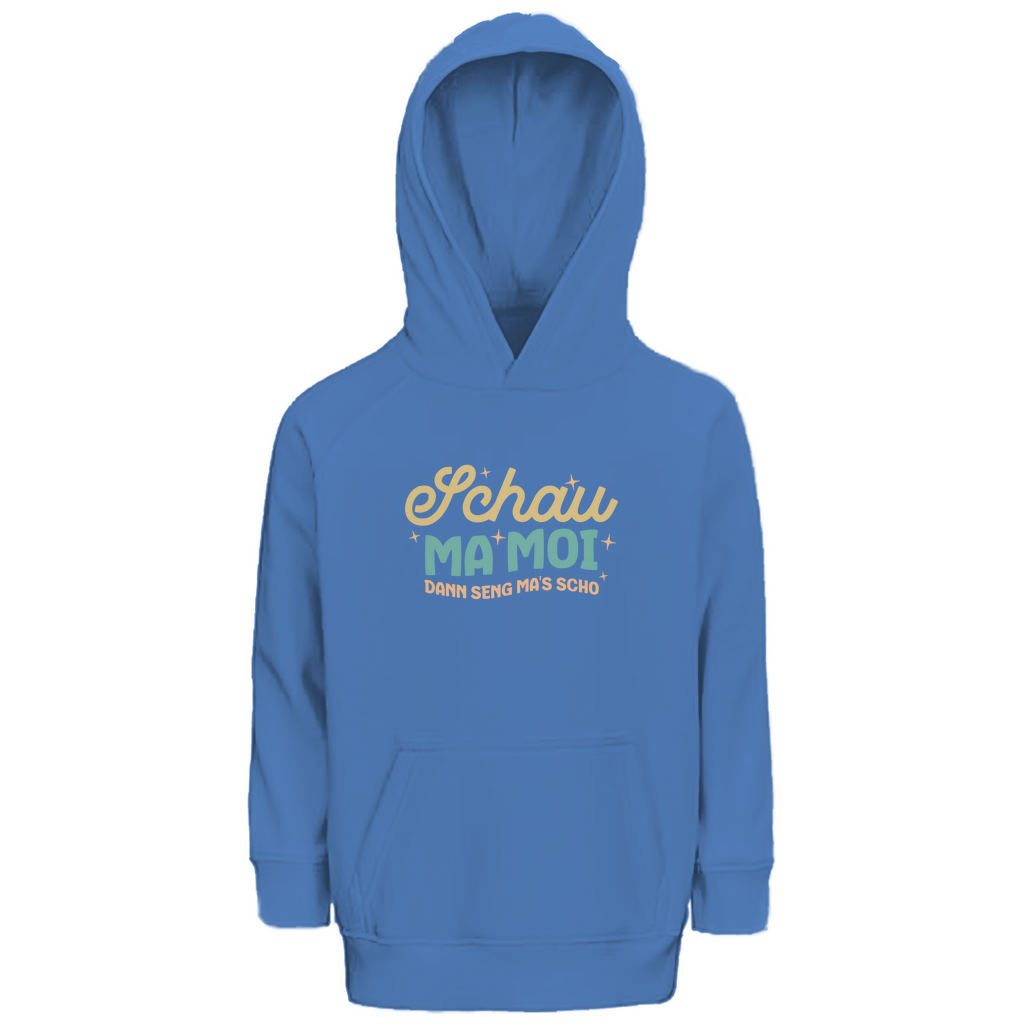 Bayerischer Kinder Premium Bio Hoodie Schau ma moi - Grantler Gwand