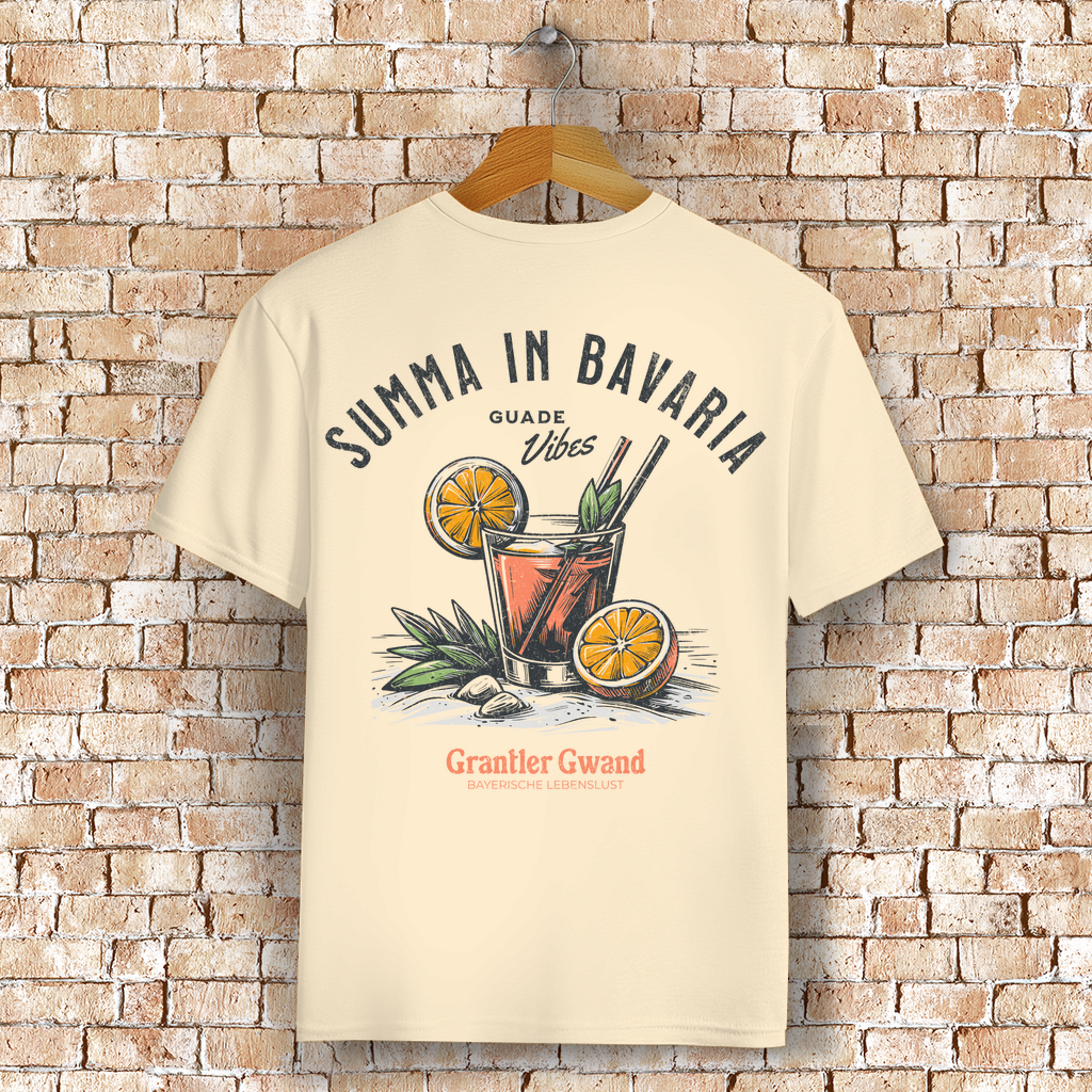 Bayerisches T-Shirt Unisex - Summa in Bavaria - Grantler Gwand