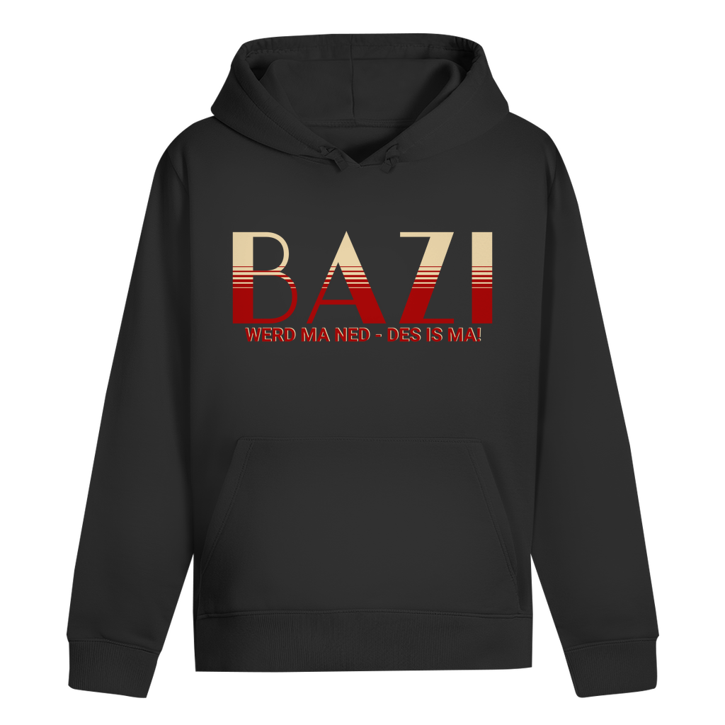 ST/ST Drummer Hoodie Bazi werd ma ned, des is ma - rot/beige