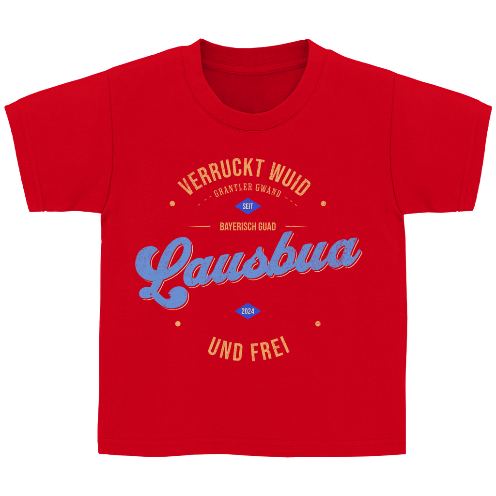 Bayerisches Kinder T-Shirt - Lausbua - Grantler Gwand