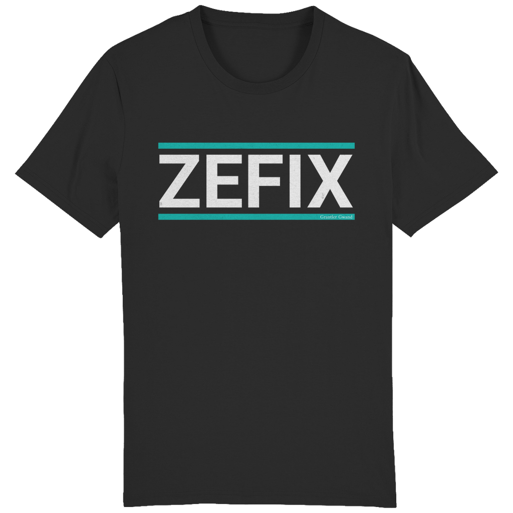 Bayerisches Herren T-Shirt Zefix - grün/weiß - Grantler Gwand