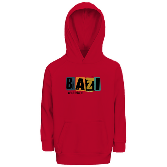 Bayerischer Kinder Premium Bio Hoodie Bazi, weils schee is - Grantler Gwand