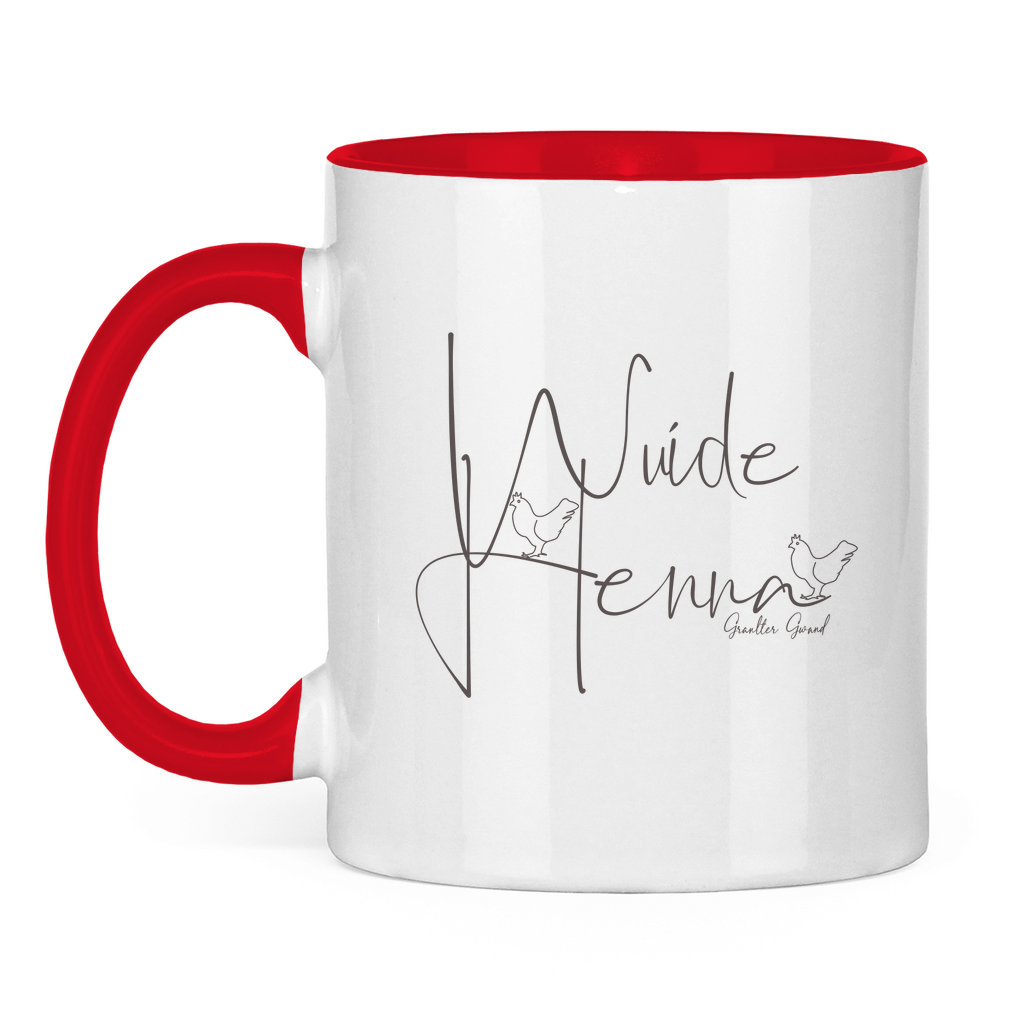 Tasse zweifarbig wuide Henna - grau