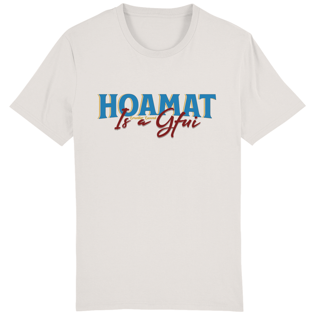 Bayerisches Herren T-Shirt Hoamat is a Gfui - blau/rot - Grantler Gwand