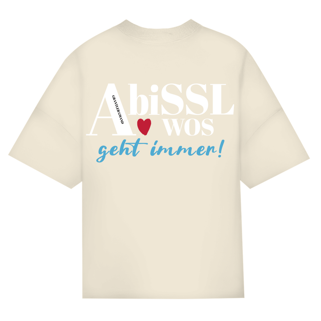 Bayerisches Oversize T-Shirt Unisex - A bissl wos geht immer - Grantler Gwand