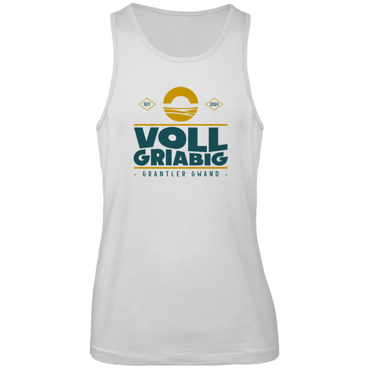 Bayerisches Herren Premium Tank Top Voll Griabig - Grün - Grantler Gwand