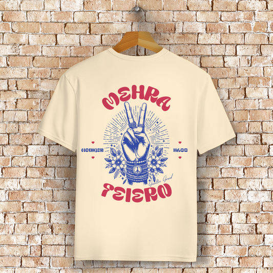 Bayerisches T-Shirt Unisex - Weniger Hass, Mehra Feiern - Grantler Gwand