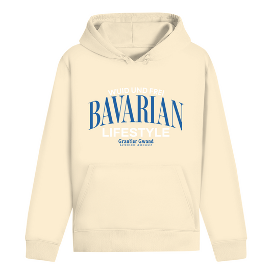 Bayerischer Hoodie Unisex - Bavarian Lifestyle - weiß - Grantler Gwand