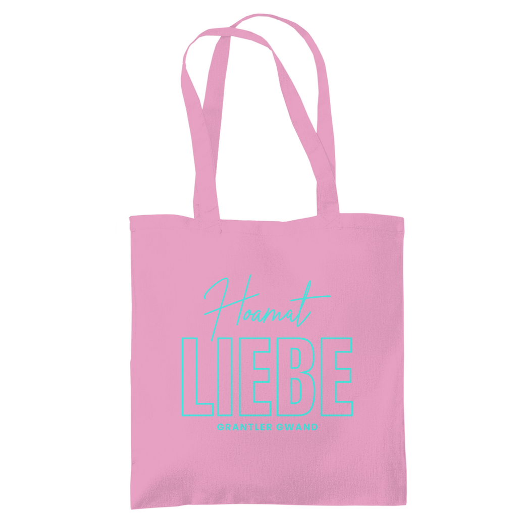 Bayerische Tragetasche Hoamat Liebe - Mint - Grantler Gwand
