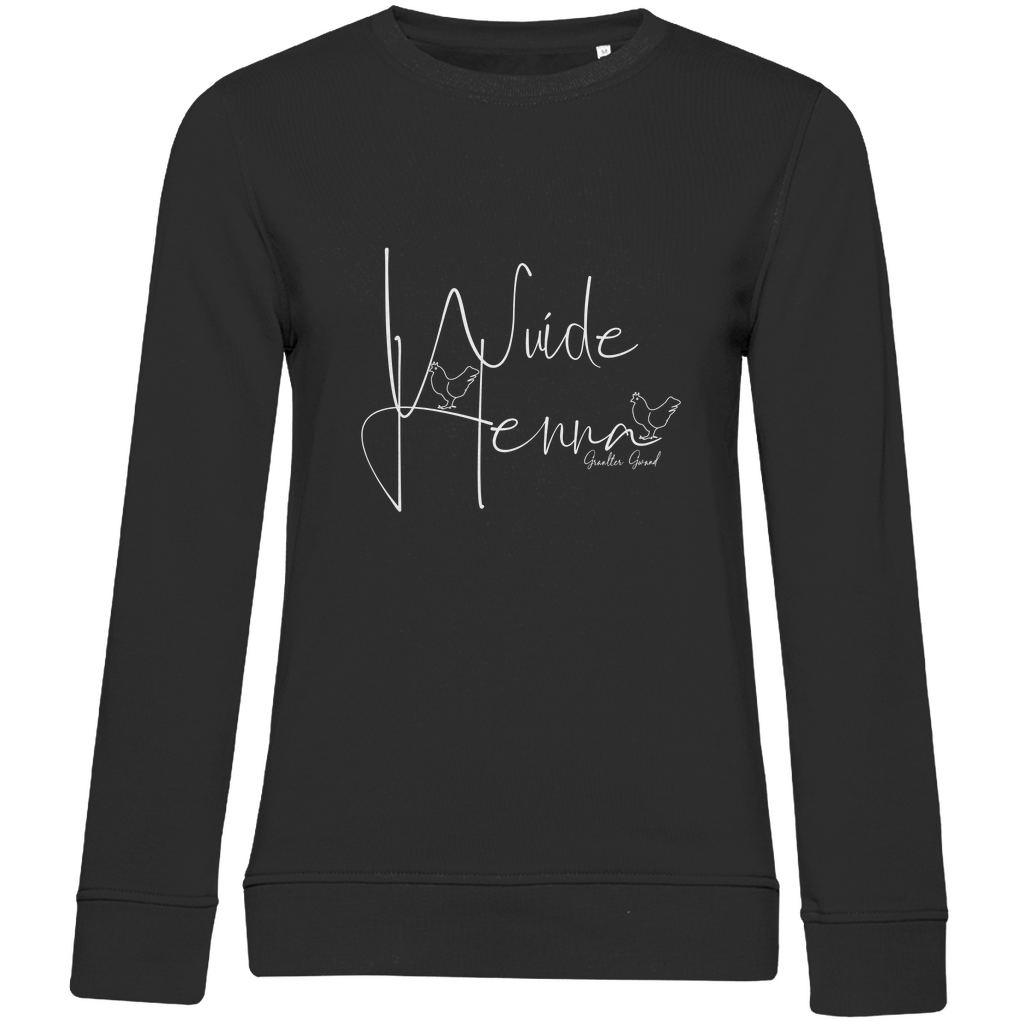 Damen Premium Bio Sweatshirt wuide Henna - weiß