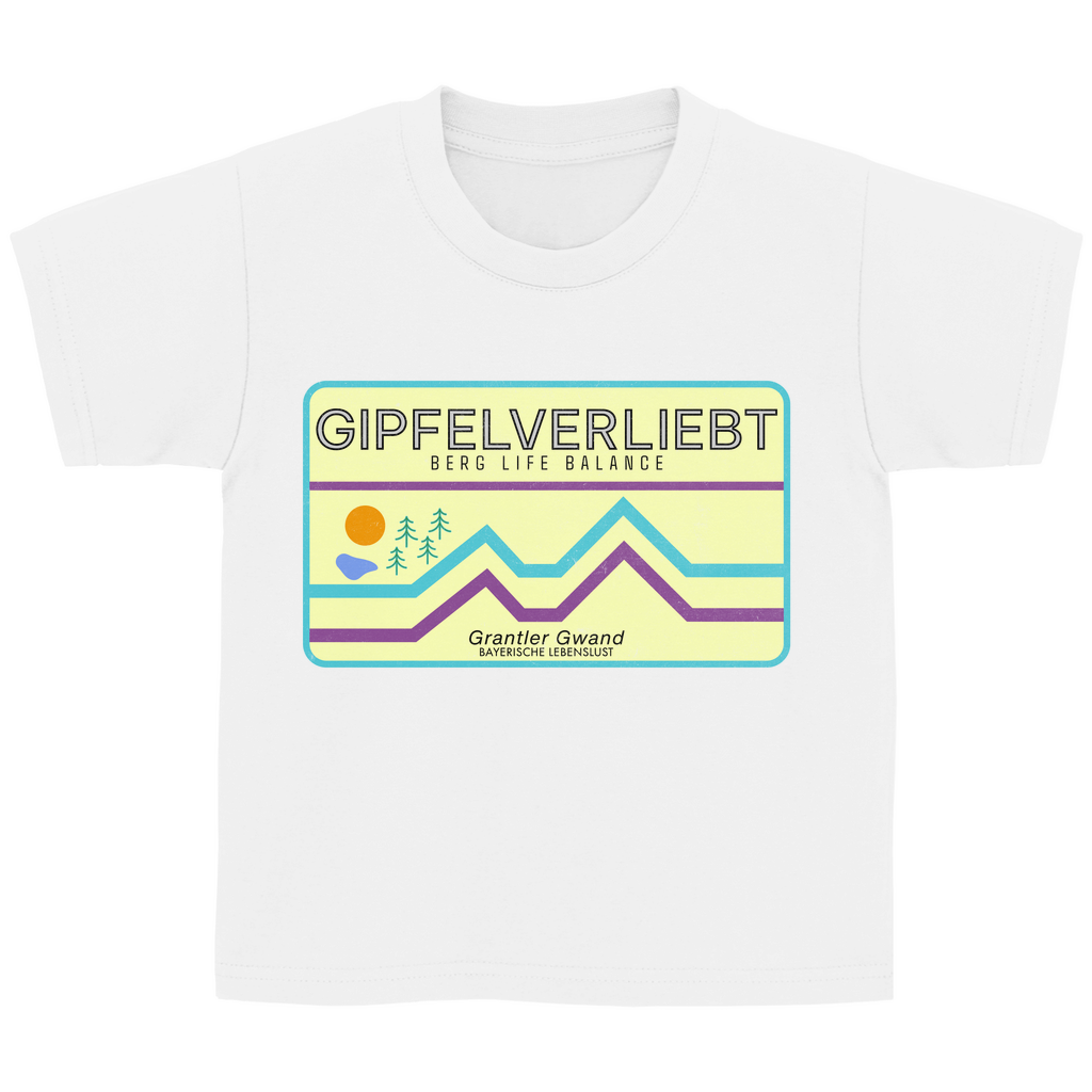 Bayerisches Kinder T-Shirt - Gipfelverliebt - Grantler Gwand
