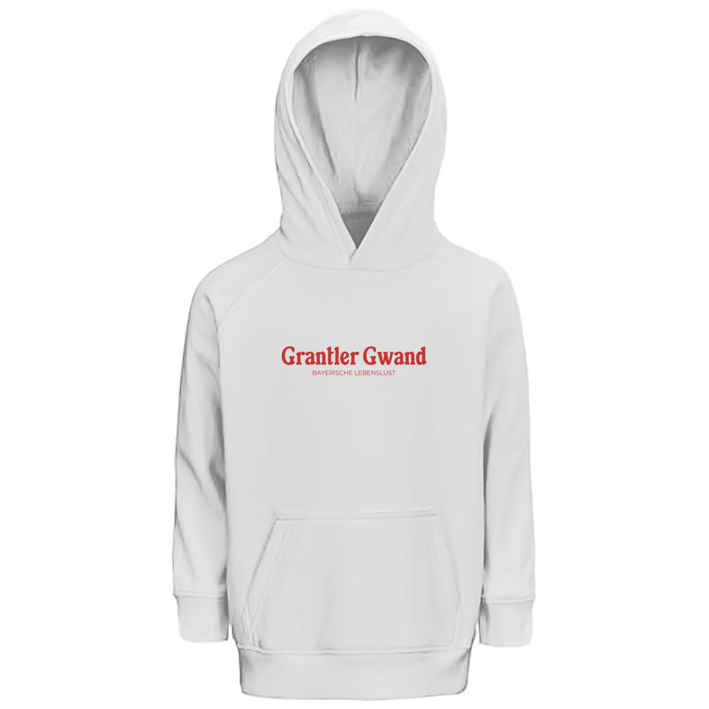 Bayerischer Kinder Premium Bio Hoodie - Grantler Gwand - Bayerische Lebenslust - Grantler Gwand
