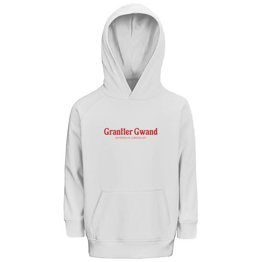 Bayerischer Kinder Premium Bio Hoodie - Grantler Gwand - Bayerische Lebenslust - Grantler Gwand