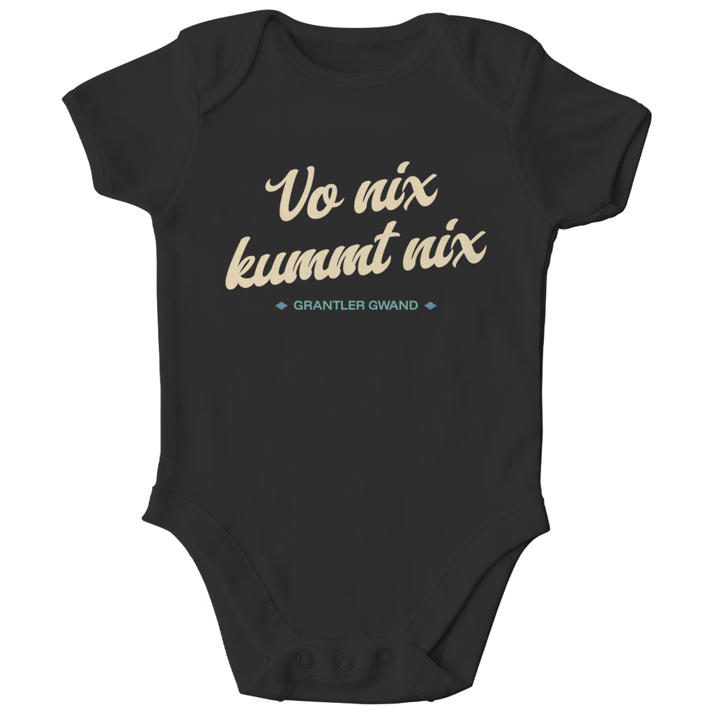 Bayerischer Baby Bio Body Vo nix kummt nix - Grantler Gwand