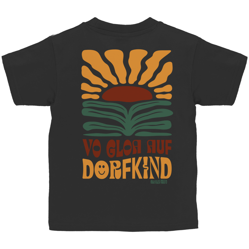 Bayerisches Kinder T-Shirt - Vo Gloa auf Dorfkind - Grantler Gwand