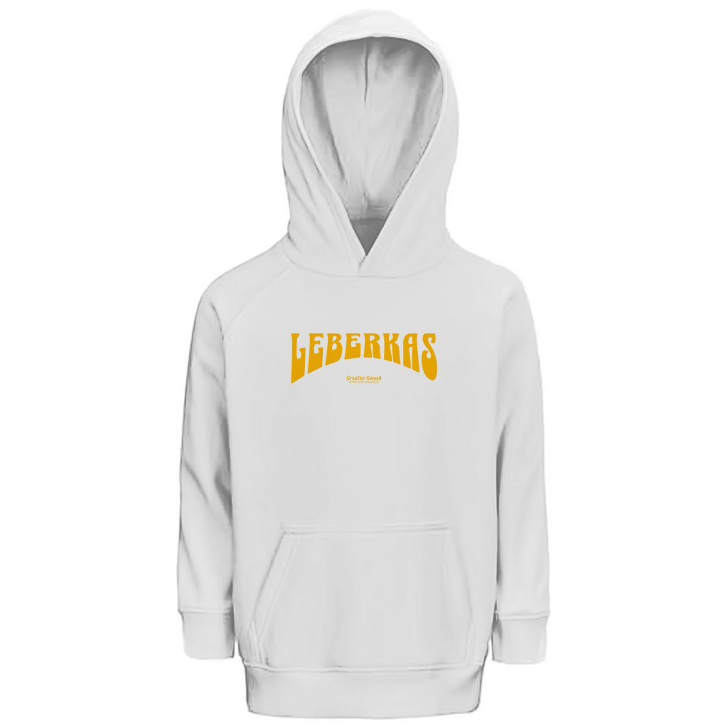 Bayerischer Kinder Premium Bio Hoodie - Leberkas - Grantler Gwand