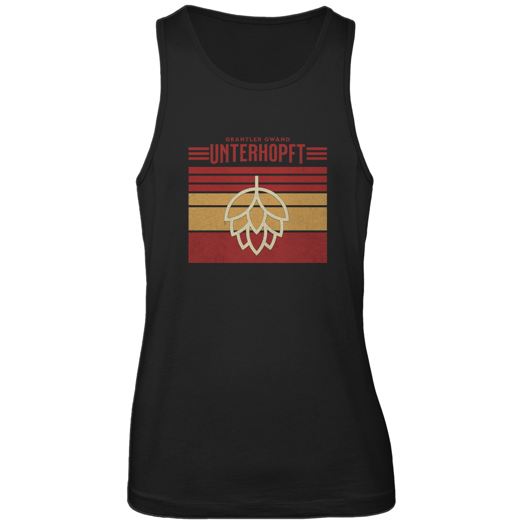 Bayerisches Herren Premium Tank Top Unterhopft - rot - Grantler Gwand