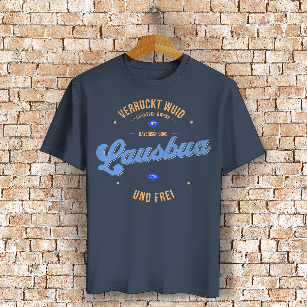 Bayerisches T-Shirt Unisex - Lausbua - Grantler Gwand