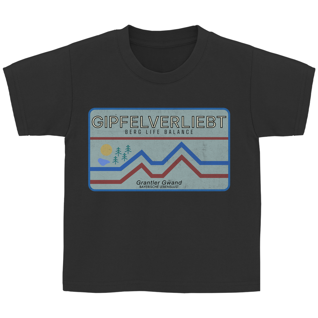 Bayerisches Kinder T-Shirt - Gipfelverliebt - Grantler Gwand