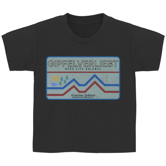 Bayerisches Kinder T-Shirt - Gipfelverliebt - Grantler Gwand