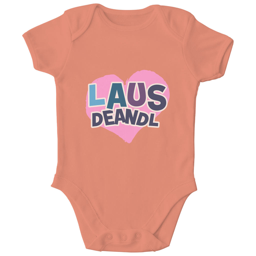 Bayerischer Bio Baby Body Lausdeandl - bunt - Grantler Gwand