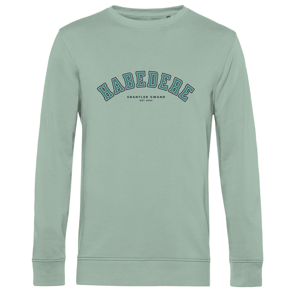 Herren Premium Bio Sweatshirt Habedere - grün