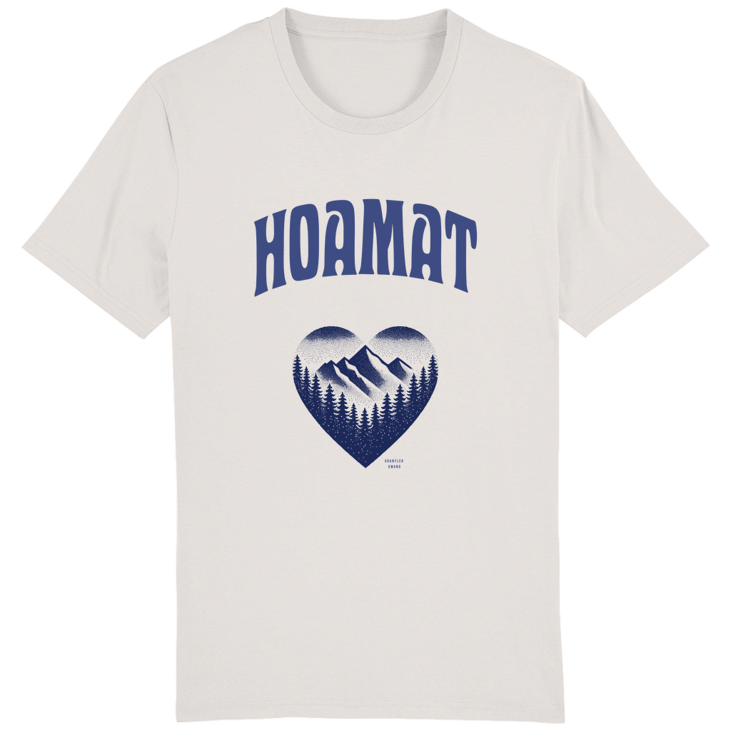Bayerisches Herren T-Shirt Hoamat - blau - Grantler Gwand