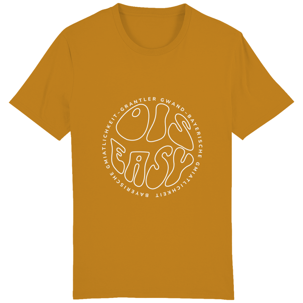 Bayerisches Herren T-Shirt Ois Easy - weiß - Grantler Gwand