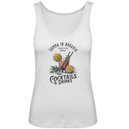 Bayerisches Damen Premium Organic Tank Top Summa in Bavaria - Cocktail & Drinks - Grantler Gwand