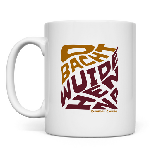 Tasse Obacht wuide Henna - ocker/rot