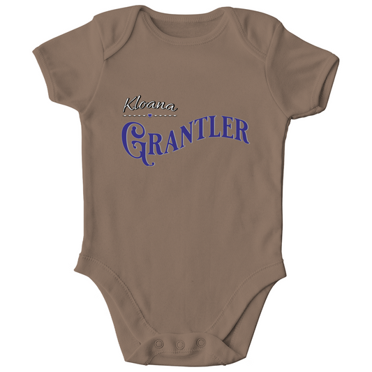 Bayerischer Bio Baby Body kloana Grantler - weiß - Grantler Gwand