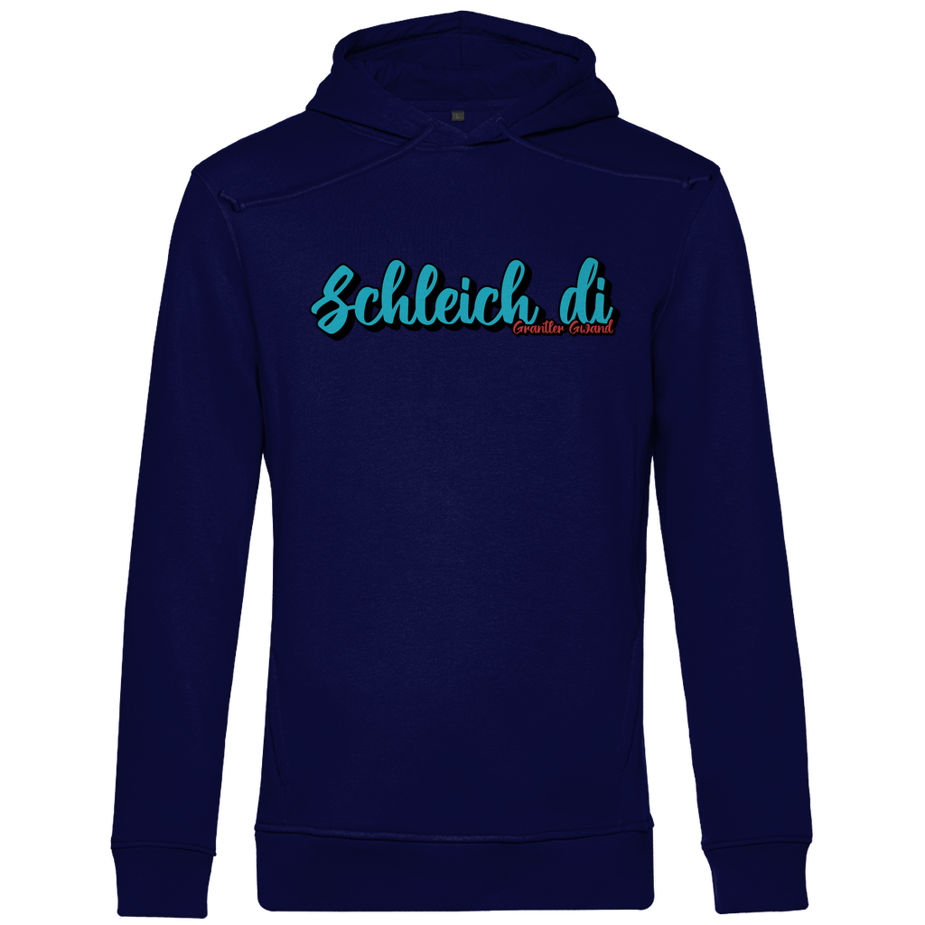Bayerischer Herren Premium Bio Hoodie Schleich di - hellblau - Grantler Gwand