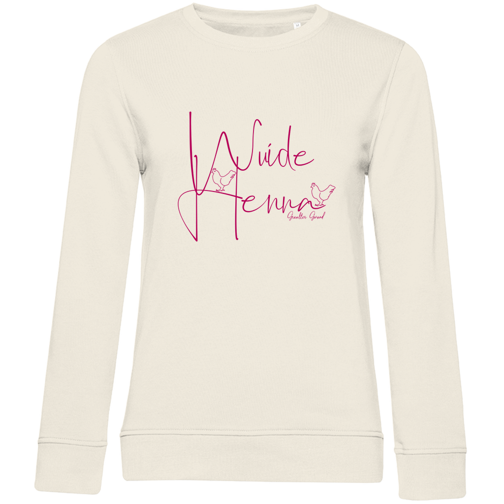 Damen Premium Bio Sweatshirt wuide Henna - pink