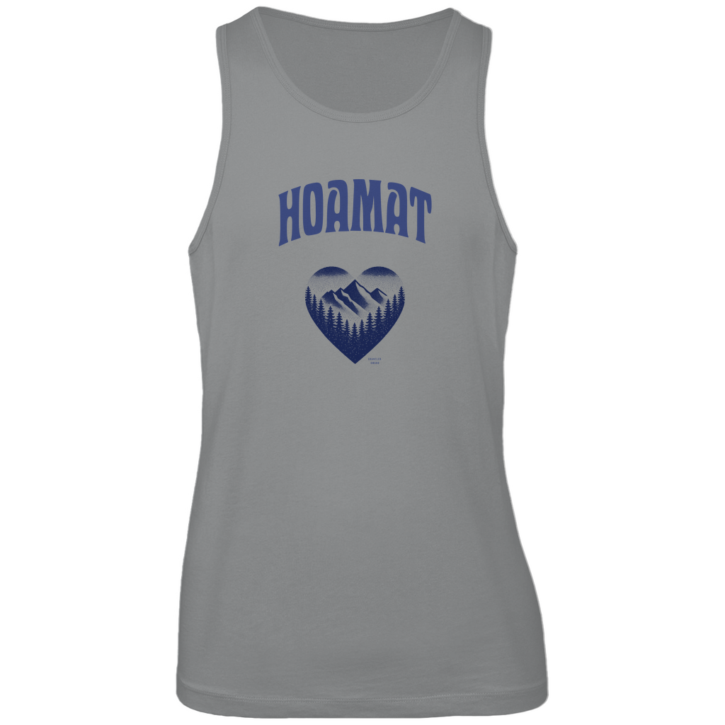 Bayerisches Herren Premium Tank Top Hoamat - blau - Grantler Gwand
