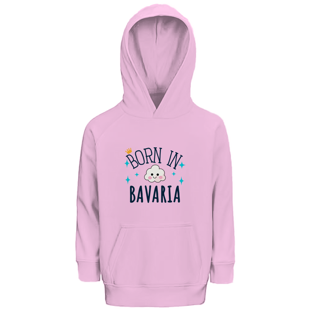 Bayerischer Kinder Premium Bio Hoodie Born in Bavaria - Grantler Gwand