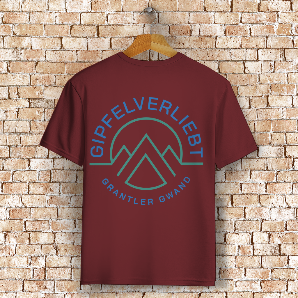 Bayerisches T-Shirt Unisex - Gipfelverliebt - Grantler Gwand