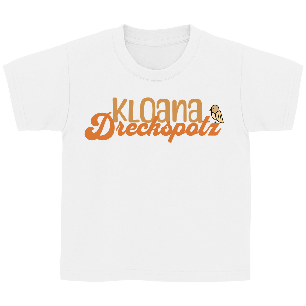 Bayerisches Kinder T-Shirt - kloana Dreckspotz - Grantler Gwand