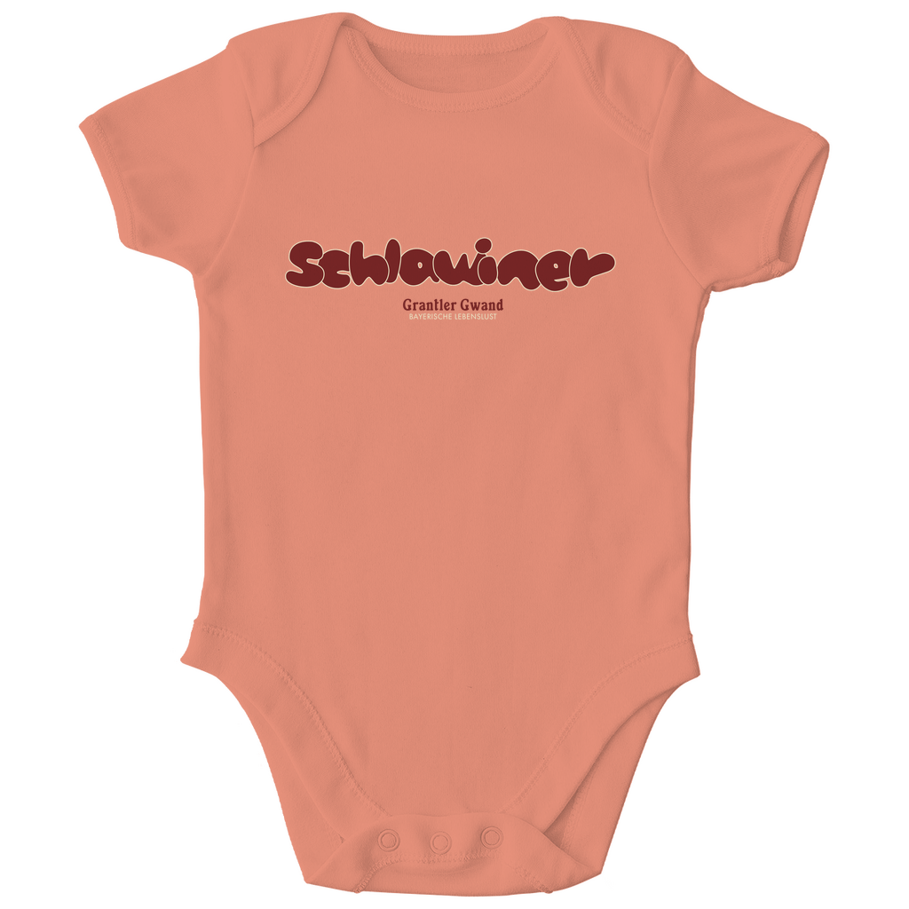 Bayerischer Baby Bio Body - Schlawiner - rot - Grantler Gwand