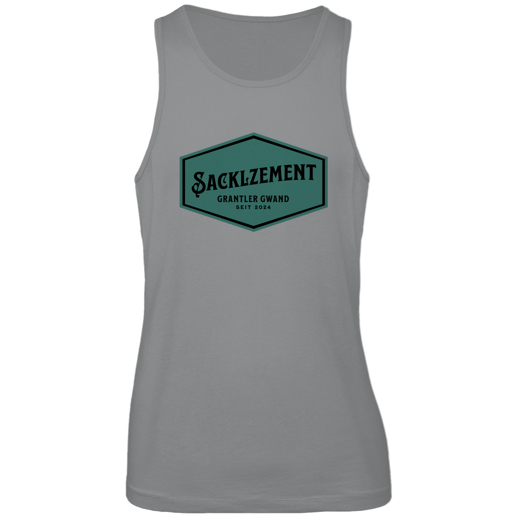 bayerisches Herren Premium Tank Top Sacklzement - Grün - Grantler Gwand