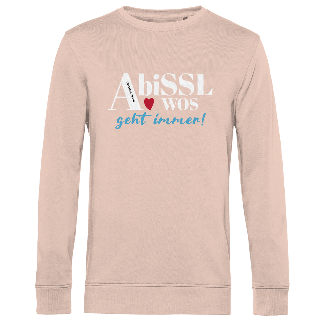 Herren Premium Bio Sweatshirt A bissl wos geht immer - blau