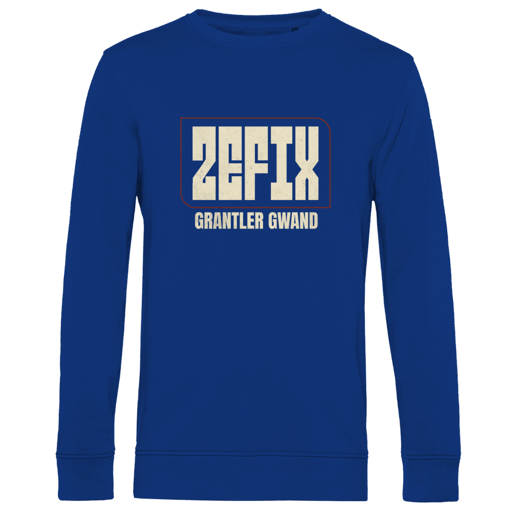 bayerisches Herren Premium Bio Sweatshirt Zefix - Gold - Grantler Gwand