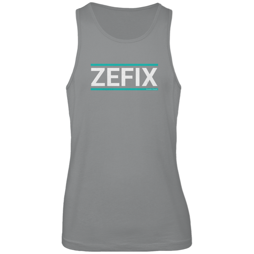 Bayerisches Herren Premium Tank Top Zefix - grün/weiß - Grantler Gwand