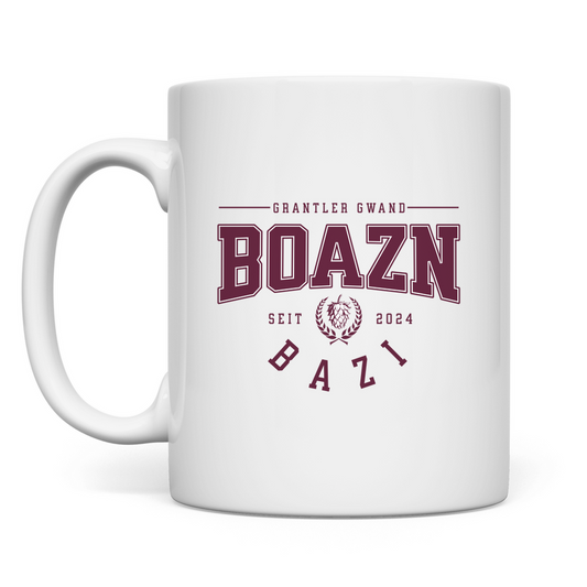Bayerische Tasse Boazn Bazi - rot - Grantler Gwand