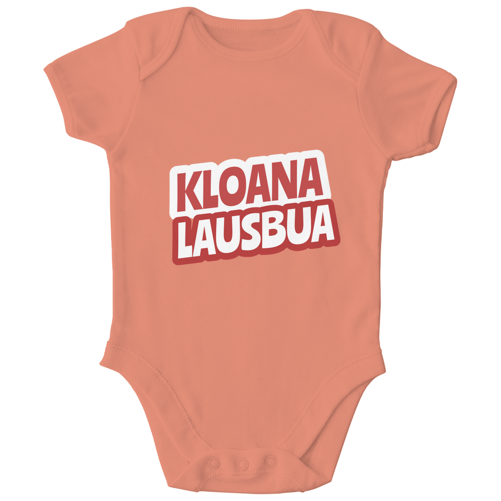 Bayerischer Baby Bio Body Kloana Lausbua - rot - Grantler Gwand
