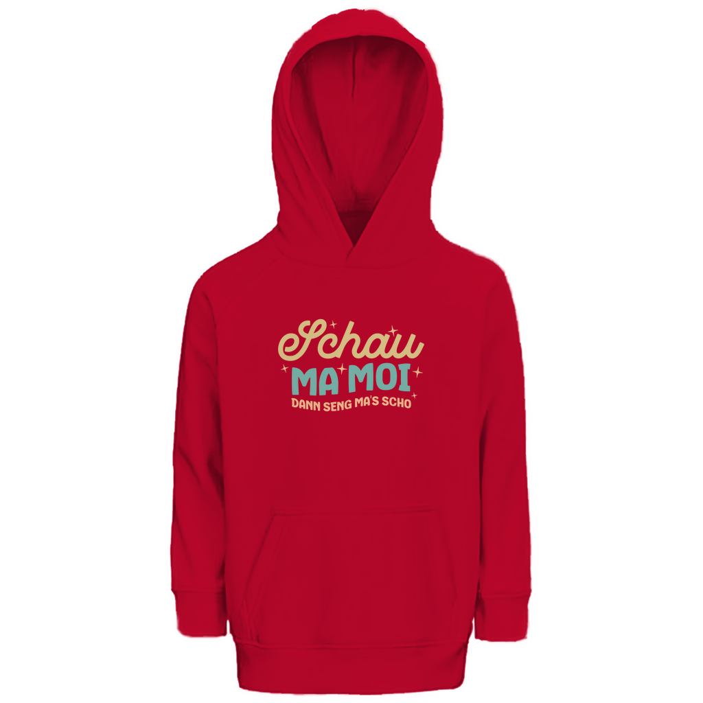 Bayerischer Kinder Premium Bio Hoodie Schau ma moi - Grantler Gwand